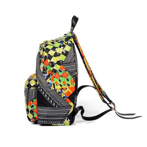 versus versace multicolor nylon backpack|Versace Versus Multi.